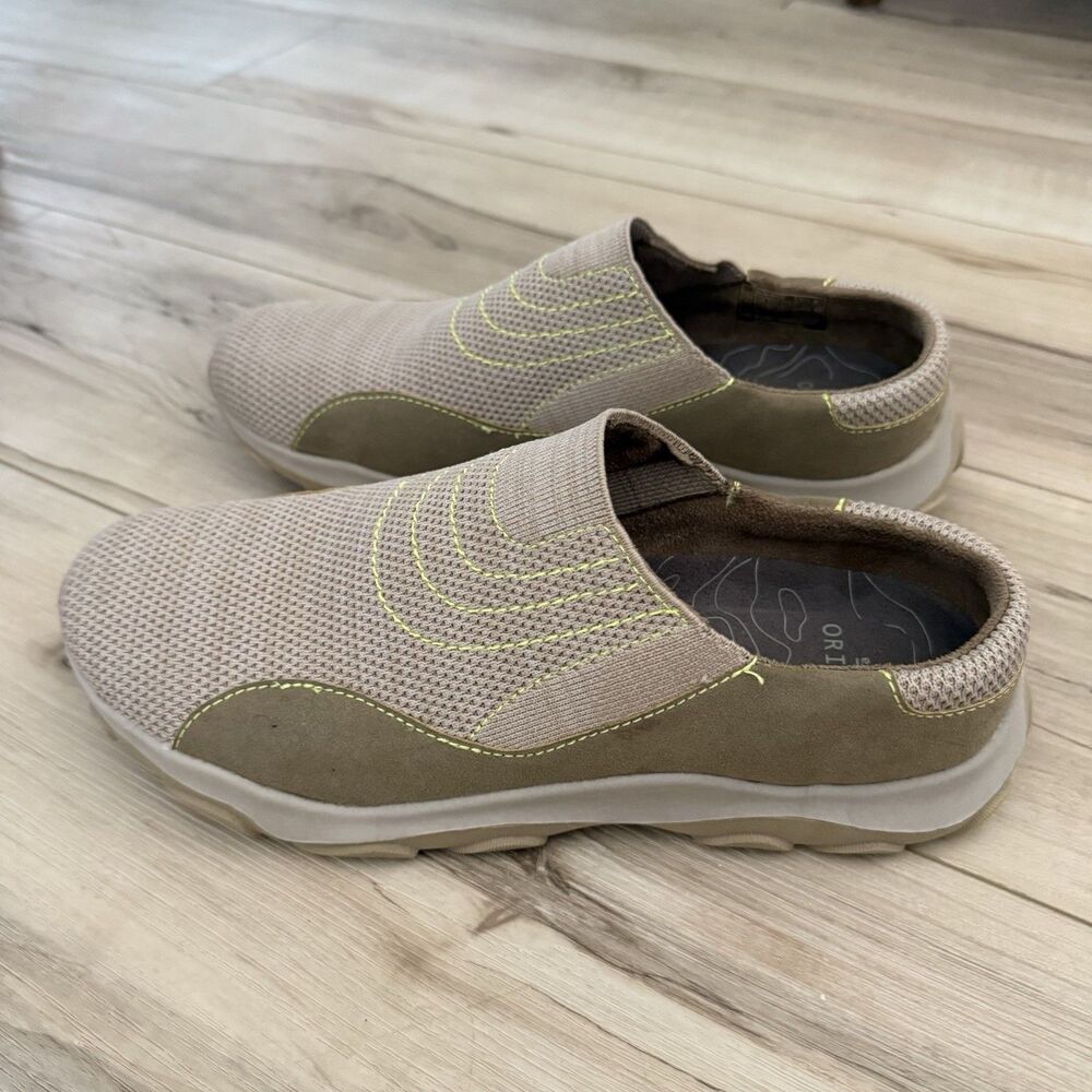 Earth Origins Talin Shoes Womens 9.5M Wheat Slip On Casual Sport Clogs Outdoors